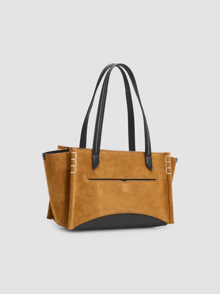 JW Anderson Women's Elongated Suede Tote Bag | Thumbnail 3 JW Anderson Women's Elongated Suede Tote Bag | Thumbnail 3
