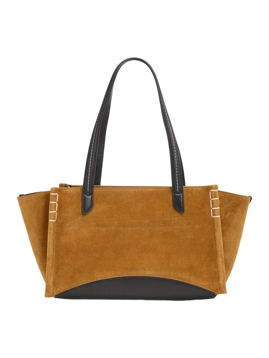 Women's Elongated Suede Tote Bag