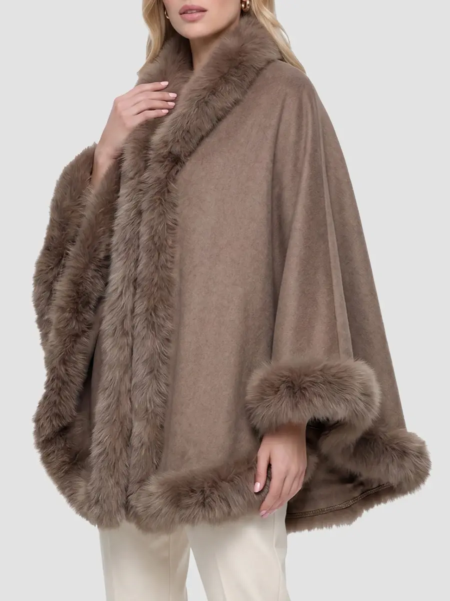 Gorski Women's Select Cashmere Cape | Thumbnail 3 Gorski Women's Select Cashmere Cape | Thumbnail 3