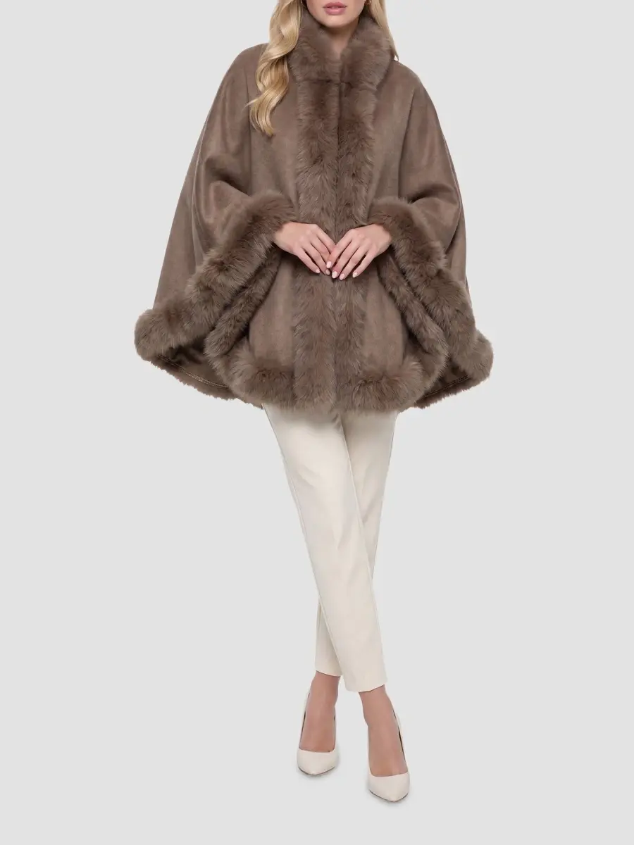 Gorski Women's Select Cashmere Cape | Thumbnail 5 Gorski Women's Select Cashmere Cape | Thumbnail 5
