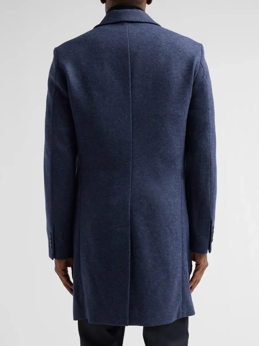 Saks Fifth Avenue Men's Melange-Knit Wool-Blend Overcoat | Thumbnail 3 Saks Fifth Avenue Men's Melange-Knit Wool-Blend Overcoat | Thumbnail 3