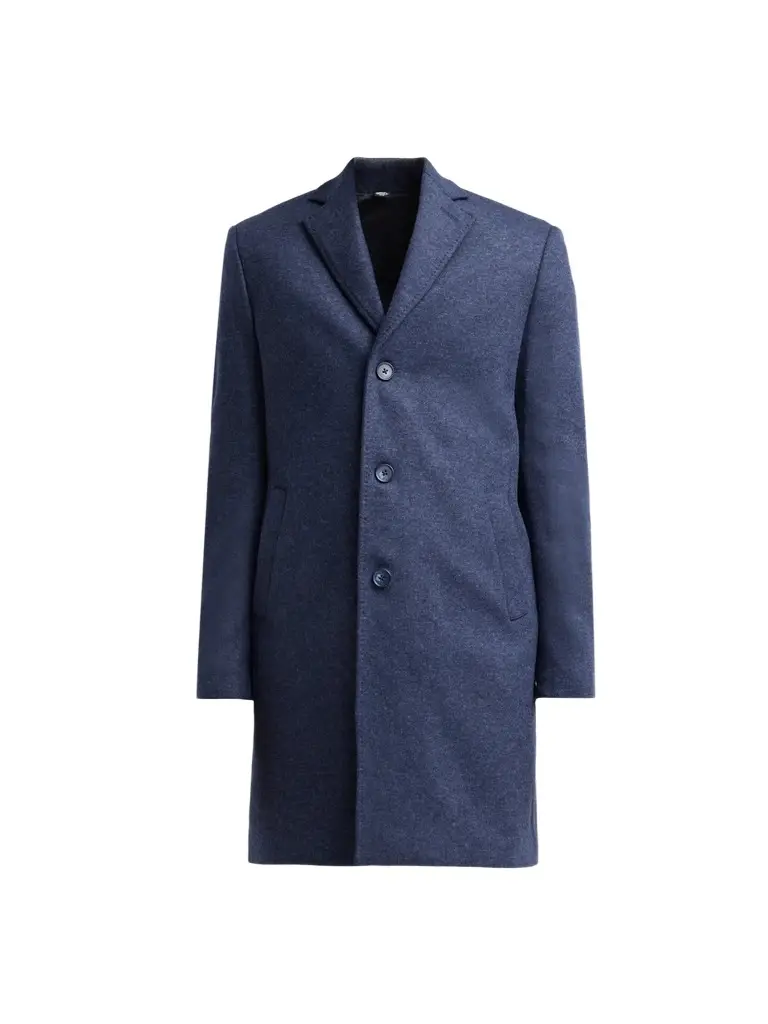 Saks Fifth Avenue Men's Melange-Knit Wool-Blend Overcoat