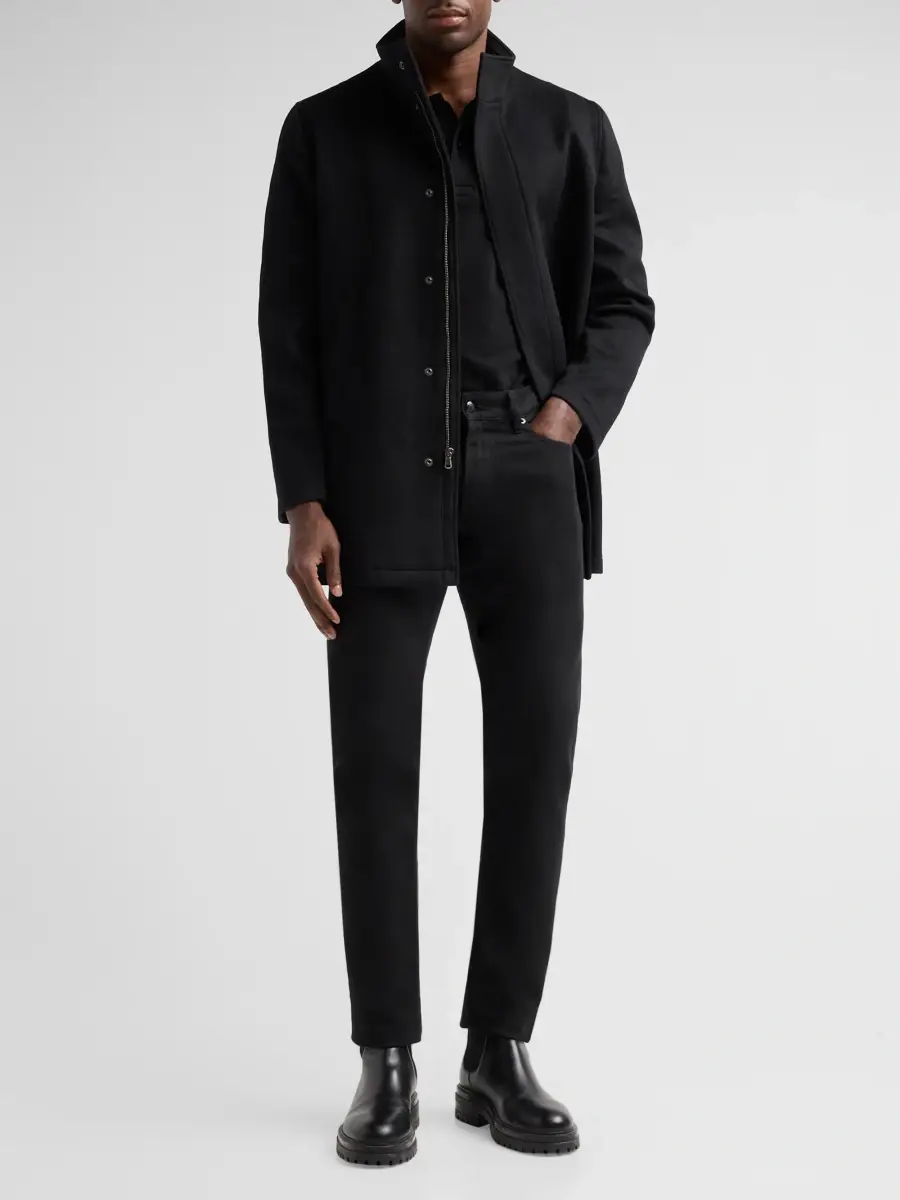 Saks Fifth Avenue Men's Wool-Cashmere Car Coat | Thumbnail 2 Saks Fifth Avenue Men's Wool-Cashmere Car Coat | Thumbnail 2