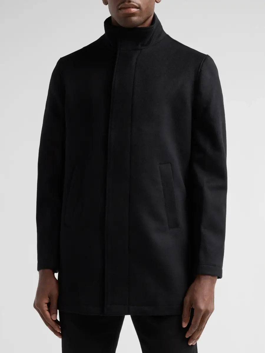 Saks Fifth Avenue Men's Wool-Cashmere Car Coat | Thumbnail 4 Saks Fifth Avenue Men's Wool-Cashmere Car Coat | Thumbnail 4