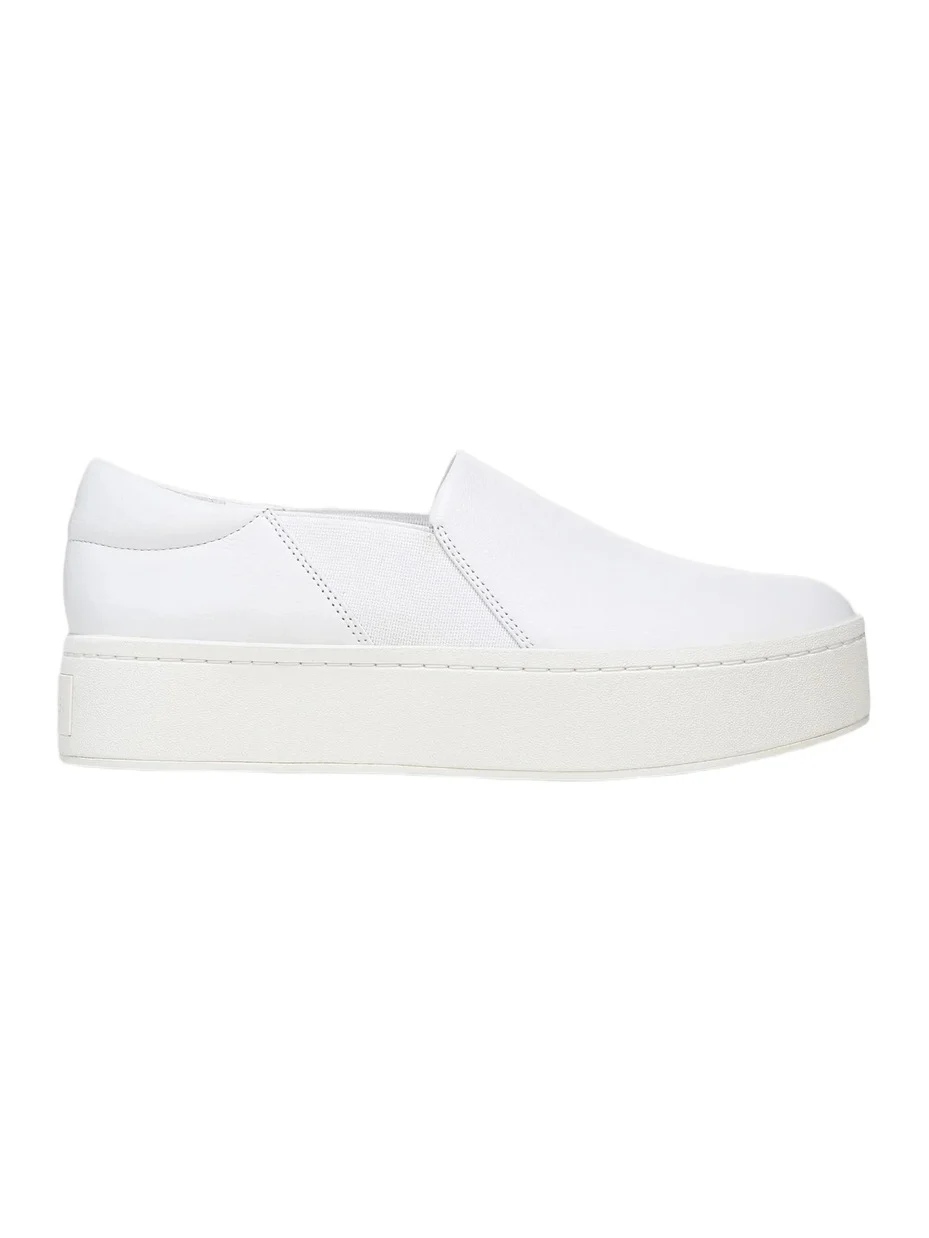 Vince Women's Warren Leather Platform Slip-On Sneakers
