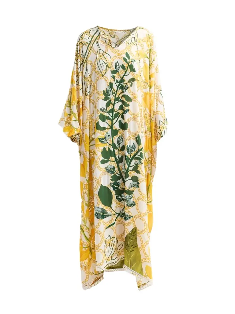 VERANDAH Women's Bejewelled Garden Party Kaftan Dress