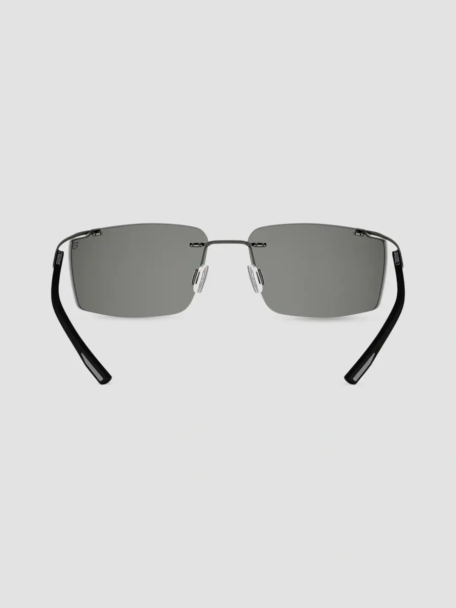 TAG Heuer Men's Flex Rubber 67MM Rectangular Sunglasses | Thumbnail 5