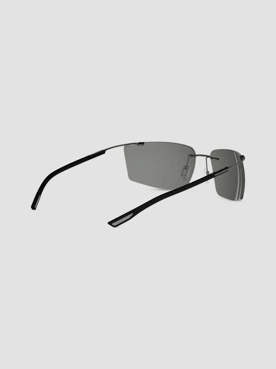 TAG Heuer Men's Flex Rubber 67MM Rectangular Sunglasses | Thumbnail 6