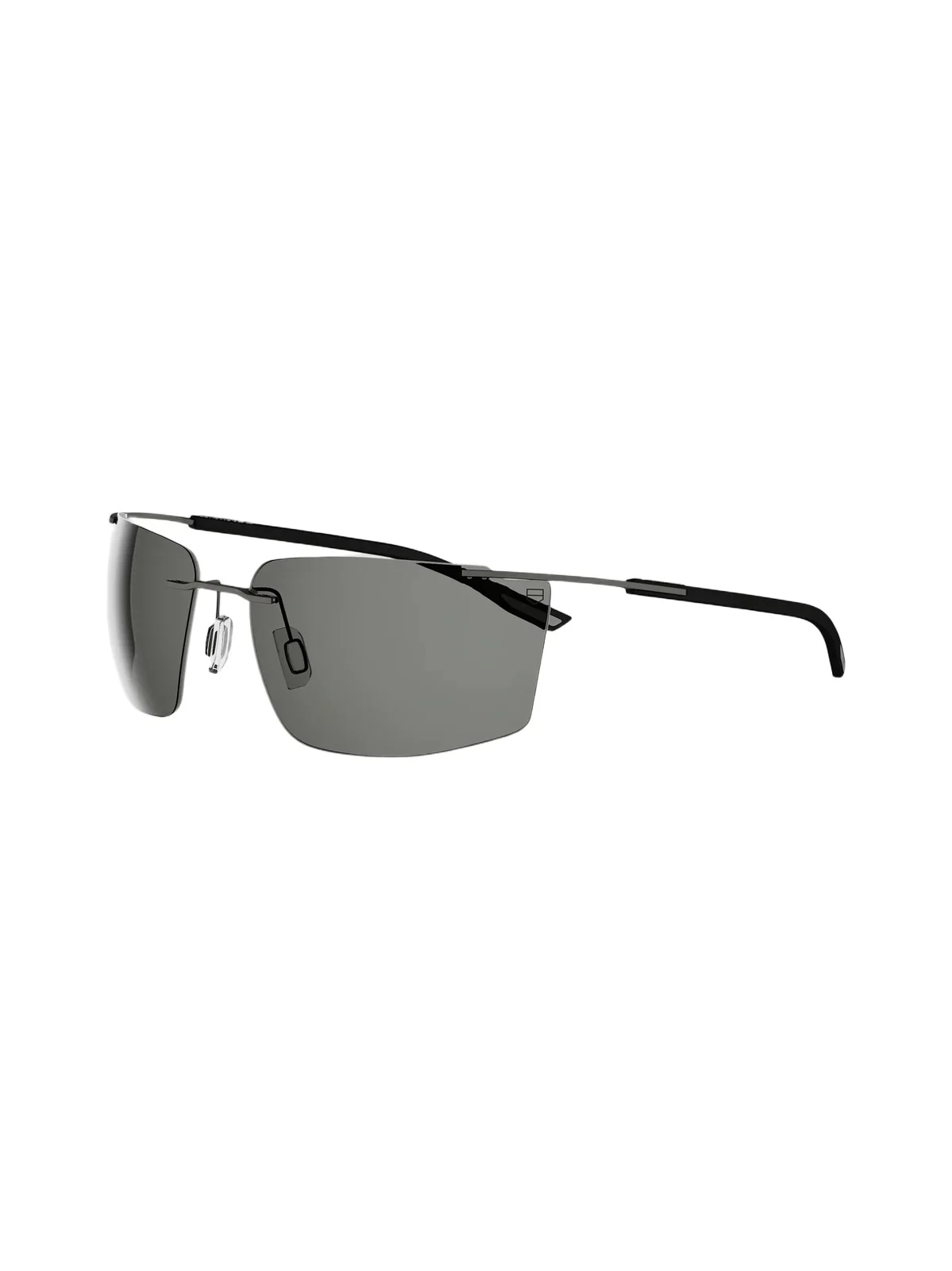 TAG Heuer Men's Flex Rubber 67MM Rectangular Sunglasses