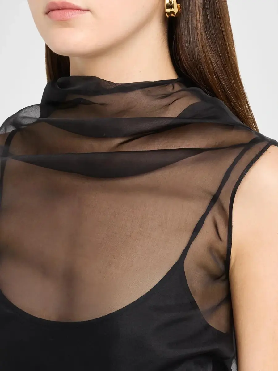 Brandon Maxwell Women's The Vienna Back Drape Tank | Thumbnail 5 Brandon Maxwell Women's The Vienna Back Drape Tank | Thumbnail 5