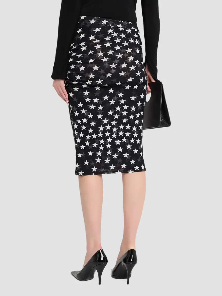 Stella McCartney Women's Star Printed Mesh Skirt | Thumbnail 3 Stella McCartney Women's Star Printed Mesh Skirt | Thumbnail 3
