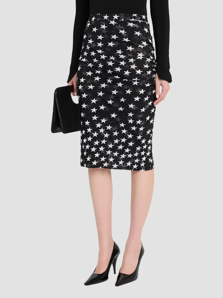 Stella McCartney Women's Star Printed Mesh Skirt | Thumbnail 4 Stella McCartney Women's Star Printed Mesh Skirt | Thumbnail 4