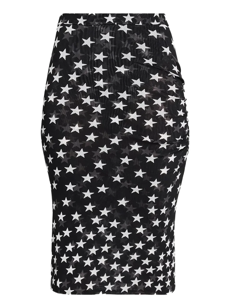 Women's Star Printed Mesh Skirt Women's Star Printed Mesh Skirt