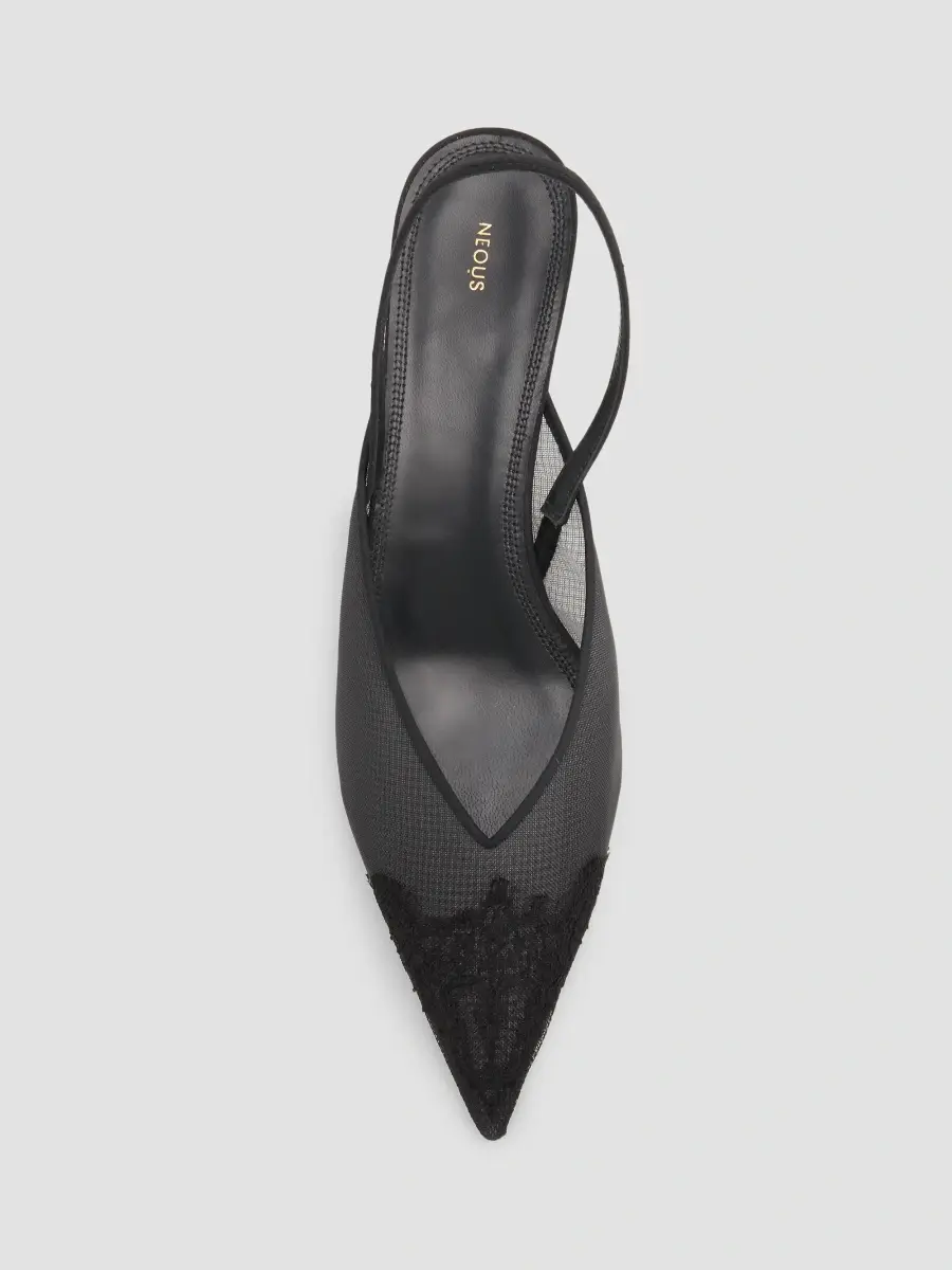 NEOUS Women's Irena 40MM Lace Slingback Pumps | Thumbnail 4 NEOUS Women's Irena 40MM Lace Slingback Pumps | Thumbnail 4