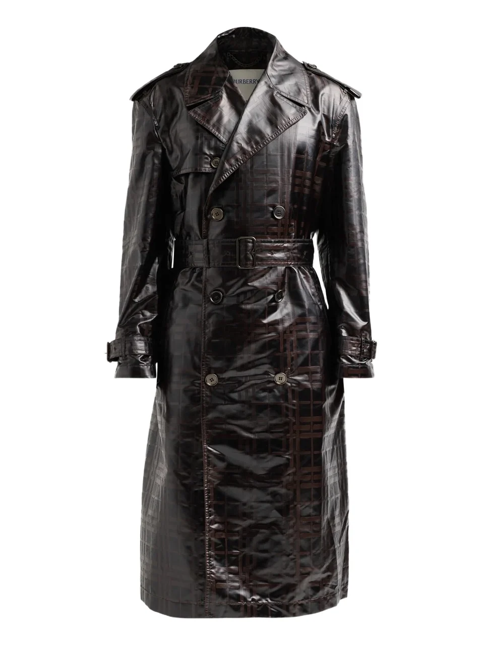 Burberry Men's Ludlow Check Trench Coat