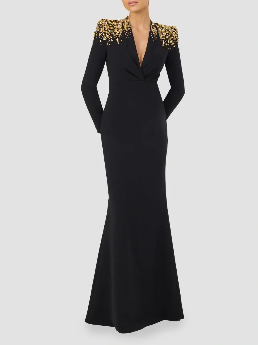 Jenny Packham Women's Quicksilver Embellished Gown | Thumbnail 2 Jenny Packham Women's Quicksilver Embellished Gown | Thumbnail 2