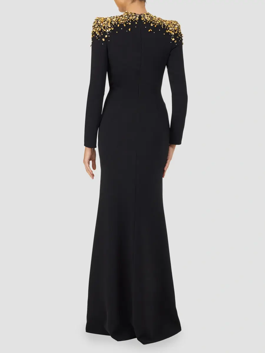 Jenny Packham Women's Quicksilver Embellished Gown | Thumbnail 3 Jenny Packham Women's Quicksilver Embellished Gown | Thumbnail 3