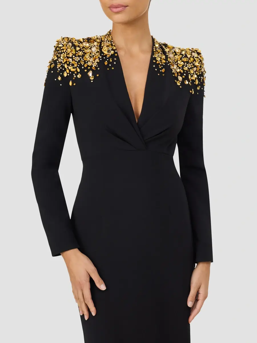 Jenny Packham Women's Quicksilver Embellished Gown | Thumbnail 4 Jenny Packham Women's Quicksilver Embellished Gown | Thumbnail 4