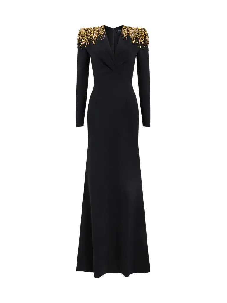 Jenny Packham Women's Quicksilver Embellished Gown