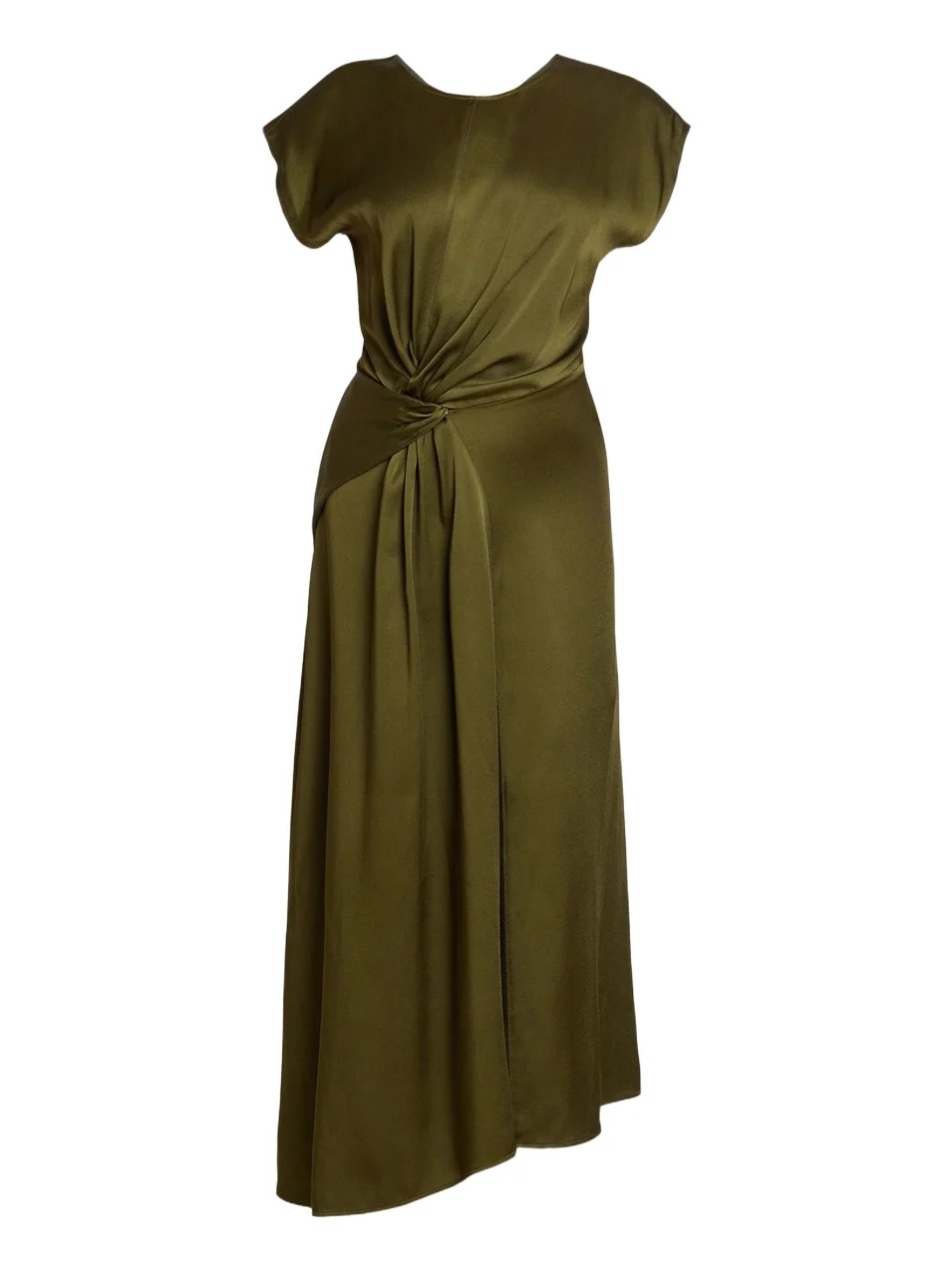 Victoria Beckham Women's Aria Twist-Front Midi Dress