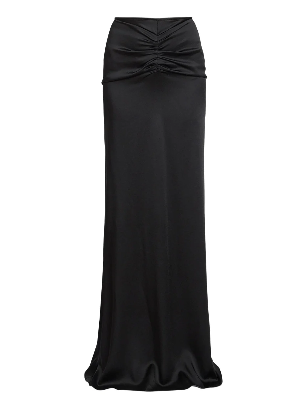 Women's Isabella Satin Ruched Maxi Skirt