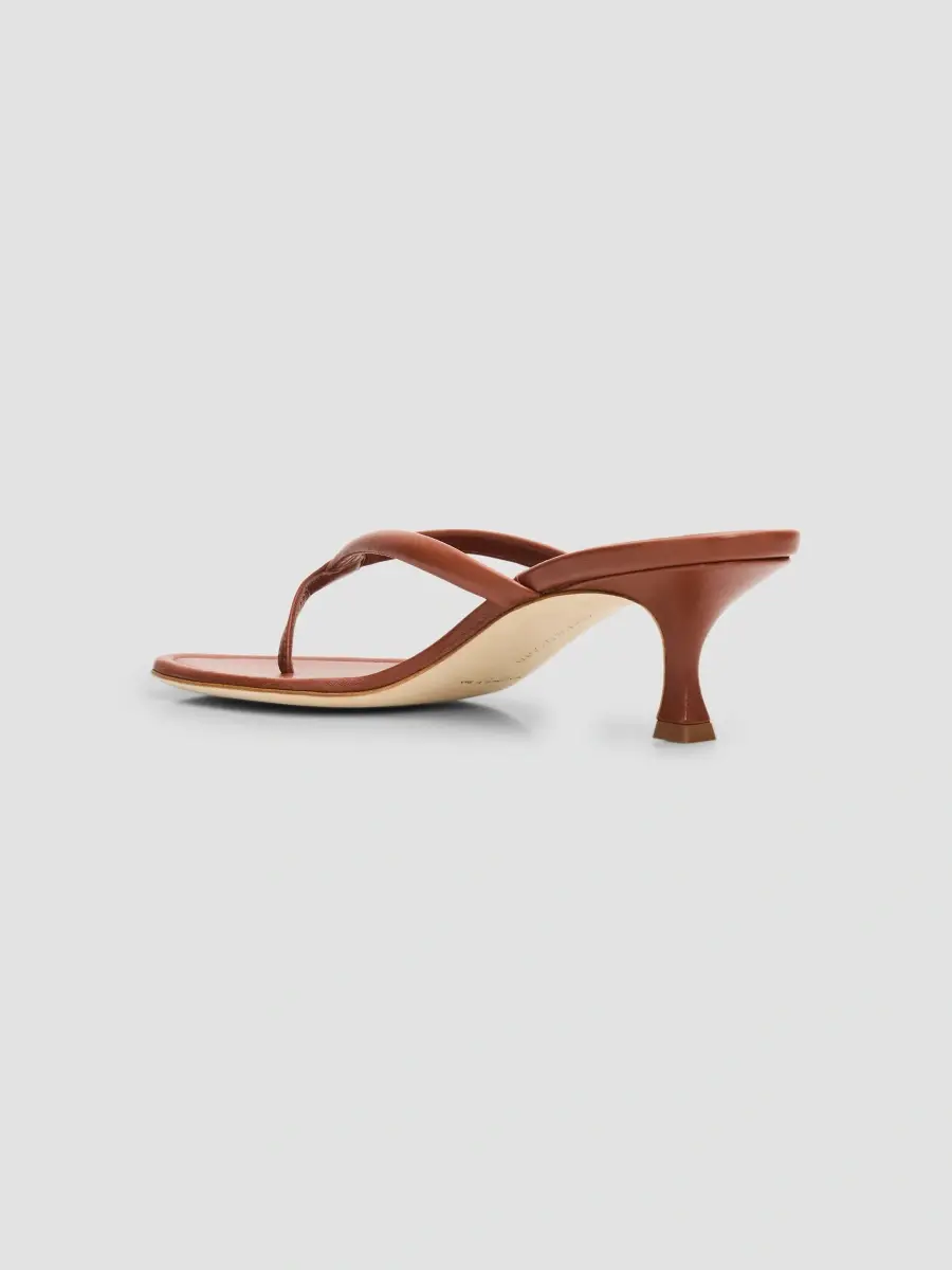 Manolo Blahnik Women's Paterno 50MM Leather Thong Sandals | Thumbnail 2