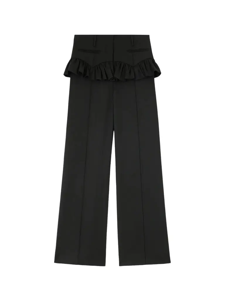 Ganni Women's Calendered Skirt Pants