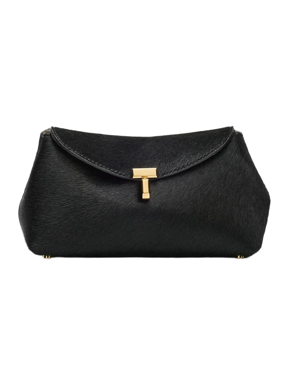 Women's Mini T-Lock Pony Hair Clutch Women's Mini T-Lock Pony Hair Clutch