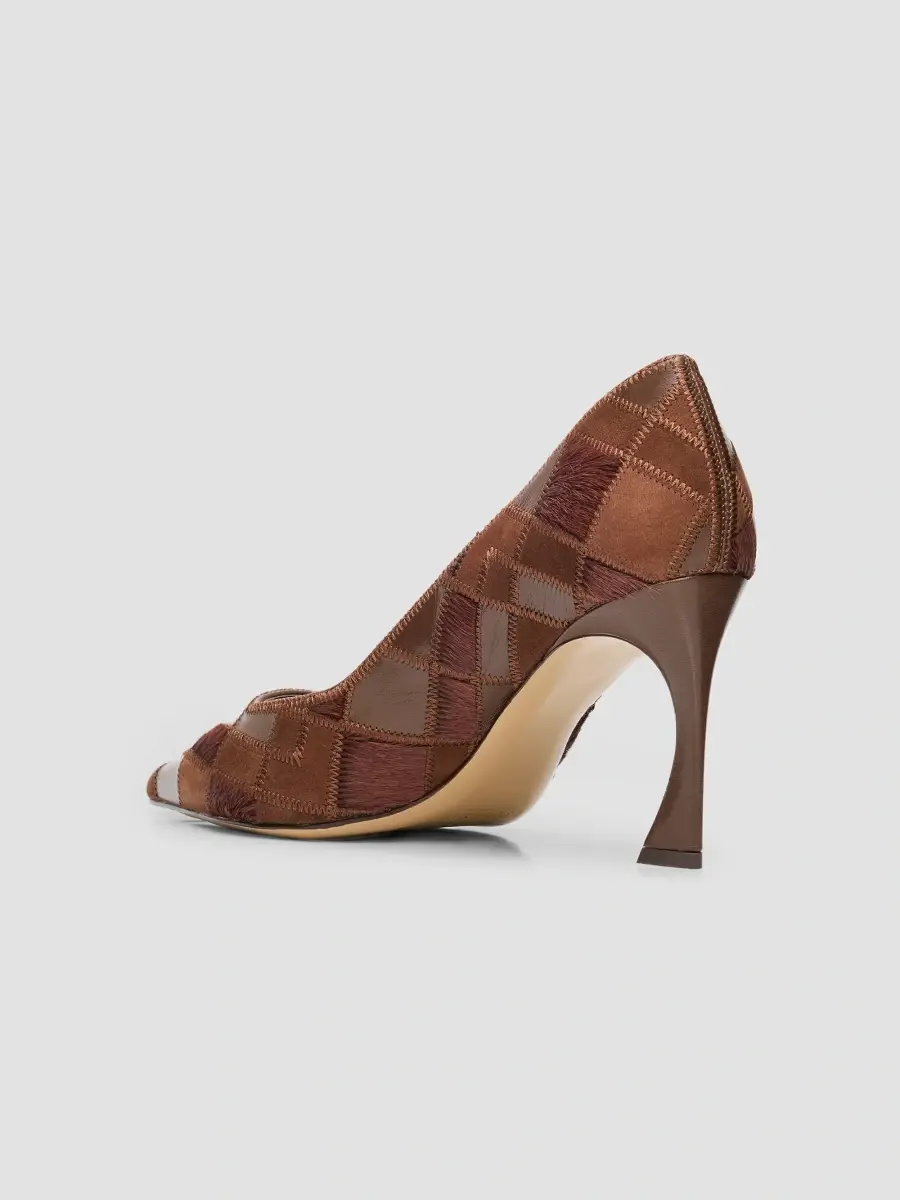 Alexandre Birman Women's Annelise 85MM Leather-Calf Hair Pumps | Thumbnail 4 Alexandre Birman Women's Annelise 85MM Leather-Calf Hair Pumps | Thumbnail 4