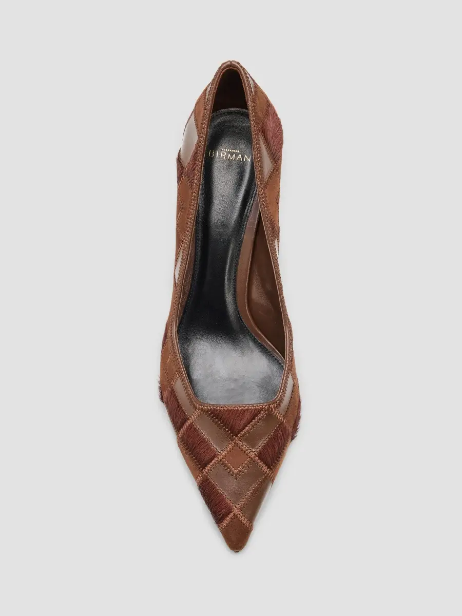 Alexandre Birman Women's Annelise 85MM Leather-Calf Hair Pumps | Thumbnail 6 Alexandre Birman Women's Annelise 85MM Leather-Calf Hair Pumps | Thumbnail 6