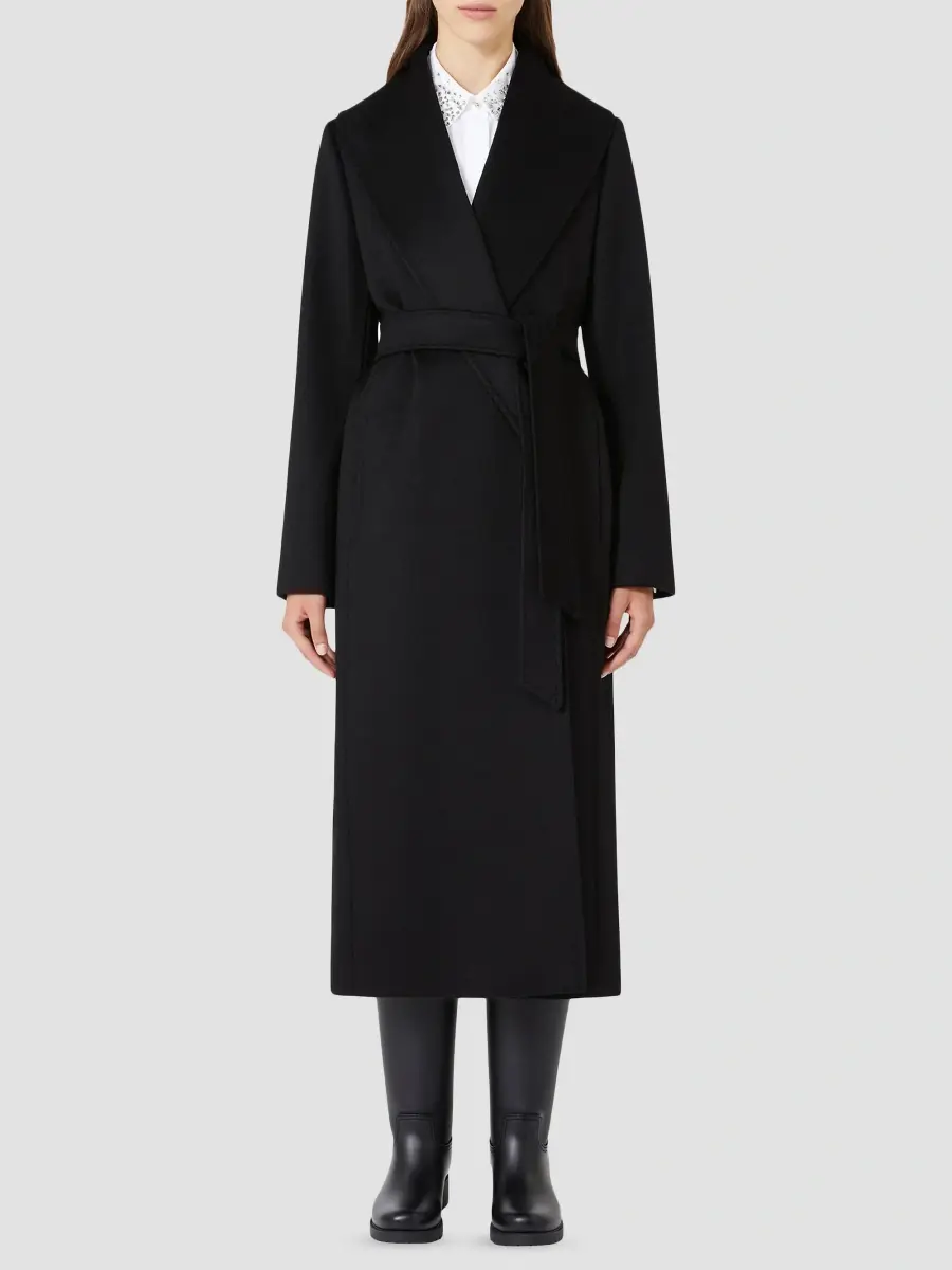 Max Mara Women's Pure Virgin Wool Broadcloth Coat | Thumbnail 2 Max Mara Women's Pure Virgin Wool Broadcloth Coat | Thumbnail 2