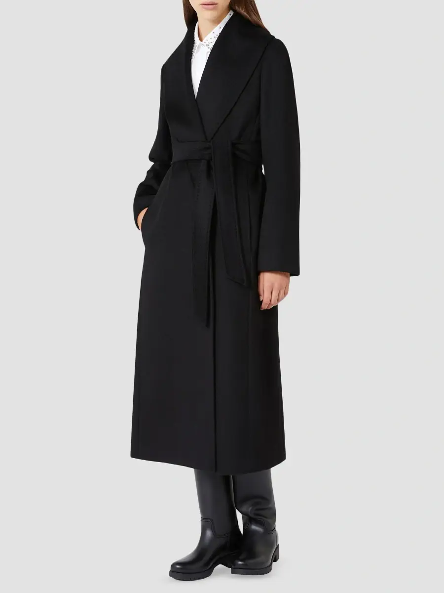 Max Mara Women's Pure Virgin Wool Broadcloth Coat | Thumbnail 3 Max Mara Women's Pure Virgin Wool Broadcloth Coat | Thumbnail 3
