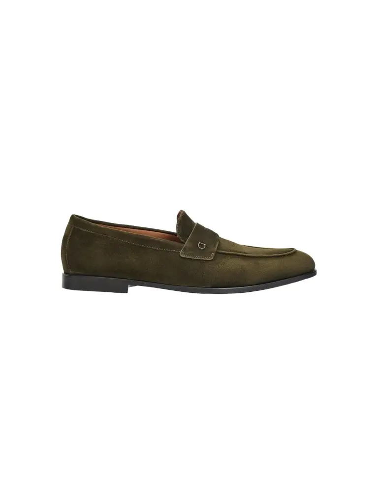 Ferragamo Men's Traversino Suede Moccasin Loafers