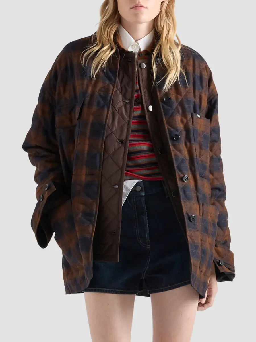 Prada Women's Lightweight, Quilted Nylon Jacket | Thumbnail 3 Prada Women's Lightweight, Quilted Nylon Jacket | Thumbnail 3