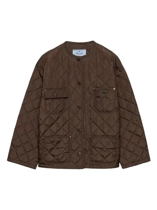Prada Women's Lightweight, Quilted Nylon Jacket