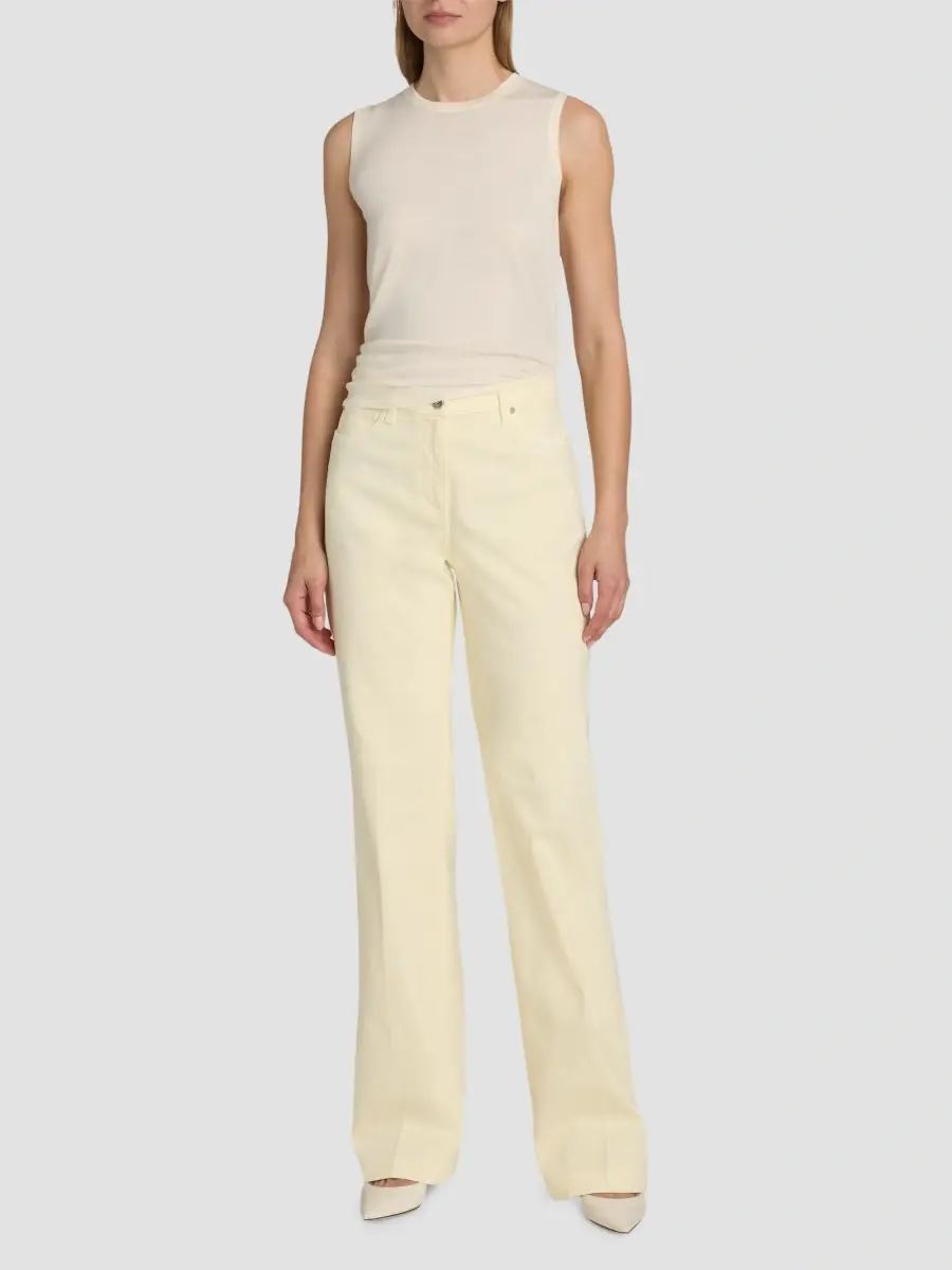 Etro Women's Stretch Cotton Bootcut Pants | Thumbnail 2 Etro Women's Stretch Cotton Bootcut Pants | Thumbnail 2