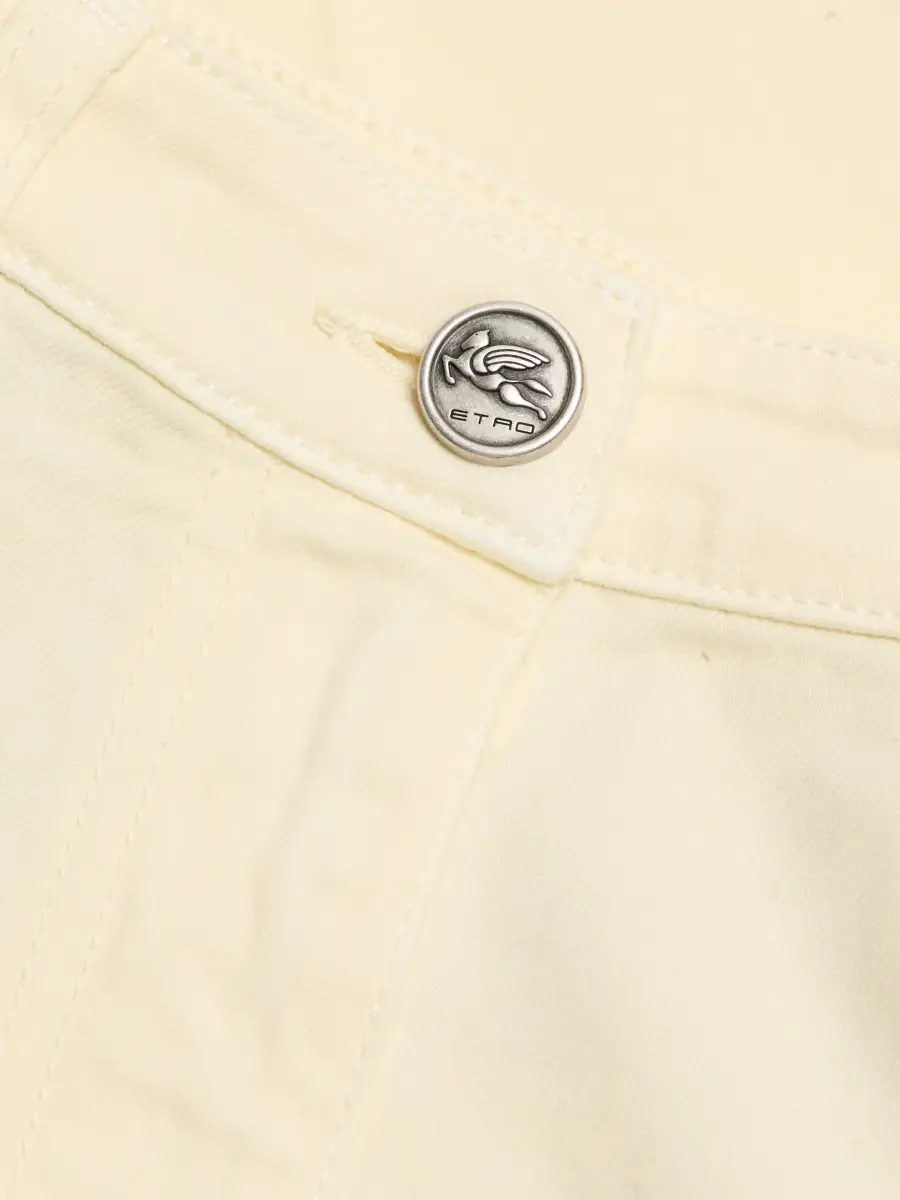 Etro Women's Stretch Cotton Bootcut Pants | Thumbnail 7 Etro Women's Stretch Cotton Bootcut Pants | Thumbnail 7