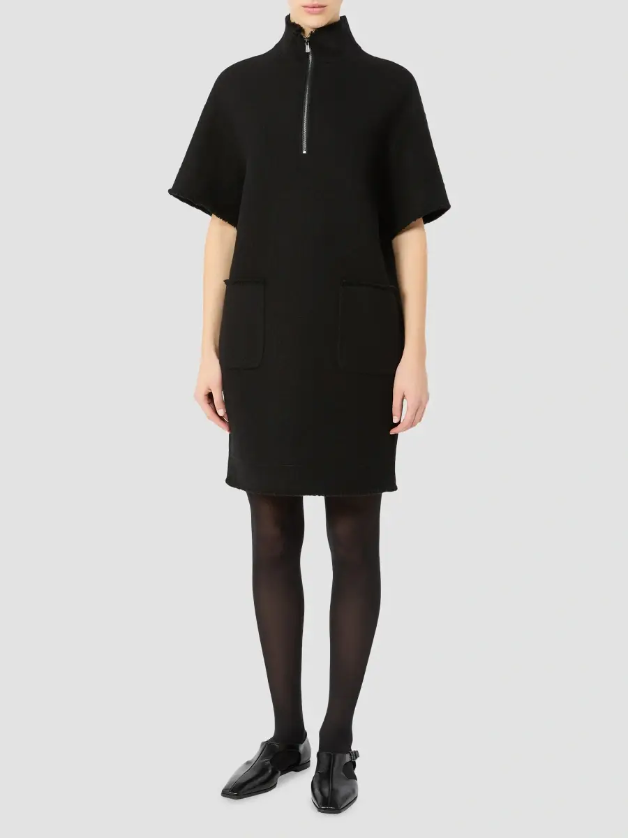 Max Mara Women's Wool Jersey Sweatshirt Dress | Thumbnail 2 Max Mara Women's Wool Jersey Sweatshirt Dress | Thumbnail 2