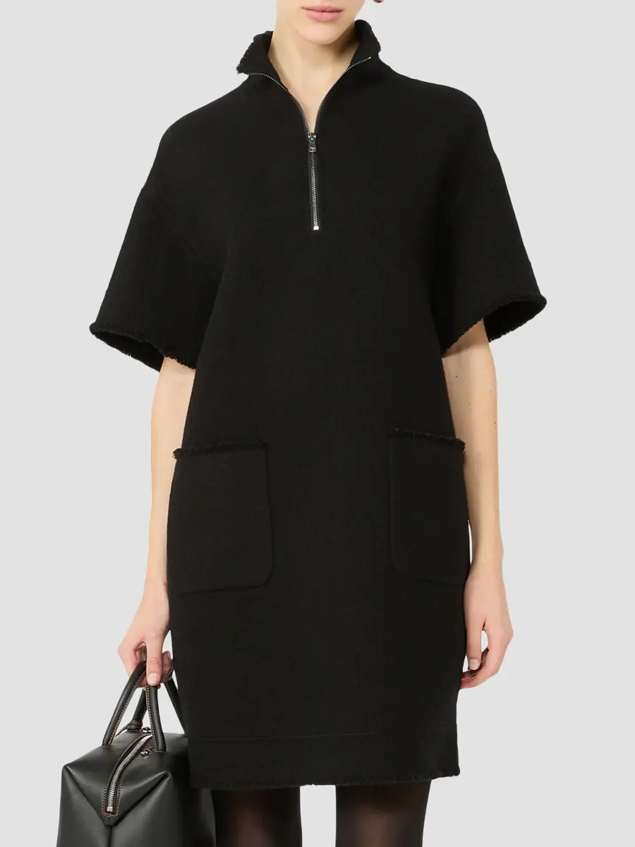 Max Mara Women's Wool Jersey Sweatshirt Dress | Thumbnail 3 Max Mara Women's Wool Jersey Sweatshirt Dress | Thumbnail 3