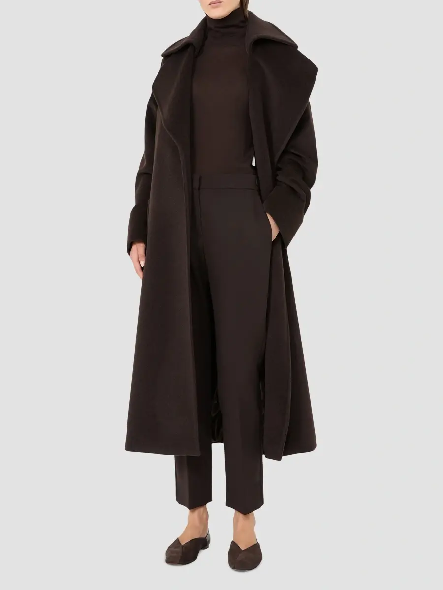 Max Mara Women's Slim Double Woollen Cloth Trousers | Thumbnail 2 Max Mara Women's Slim Double Woollen Cloth Trousers | Thumbnail 2
