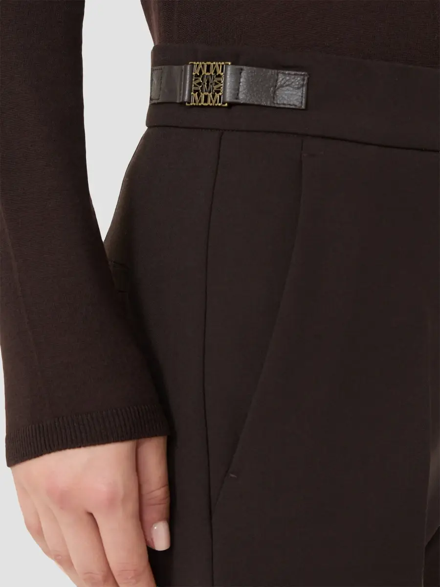 Max Mara Women's Slim Double Woollen Cloth Trousers | Thumbnail 5 Max Mara Women's Slim Double Woollen Cloth Trousers | Thumbnail 5