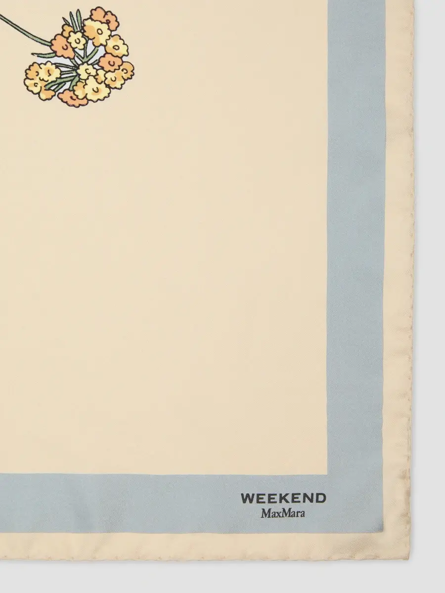 Weekend Max Mara Women's Patterned Silk Twill Foulard | Thumbnail 3 Weekend Max Mara Women's Patterned Silk Twill Foulard | Thumbnail 3