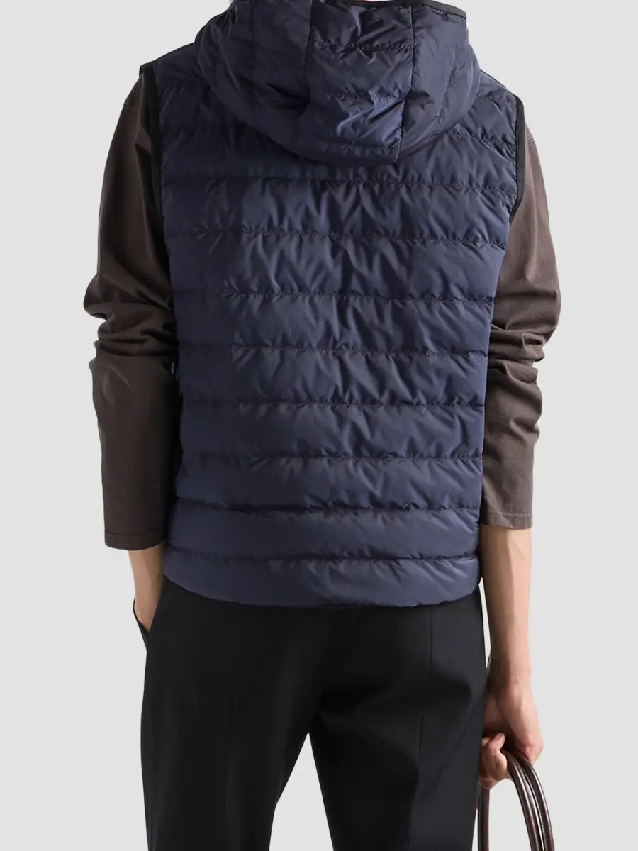 Prada Men's Re-Nylon Down Vest | Thumbnail 4 Prada Men's Re-Nylon Down Vest | Thumbnail 4