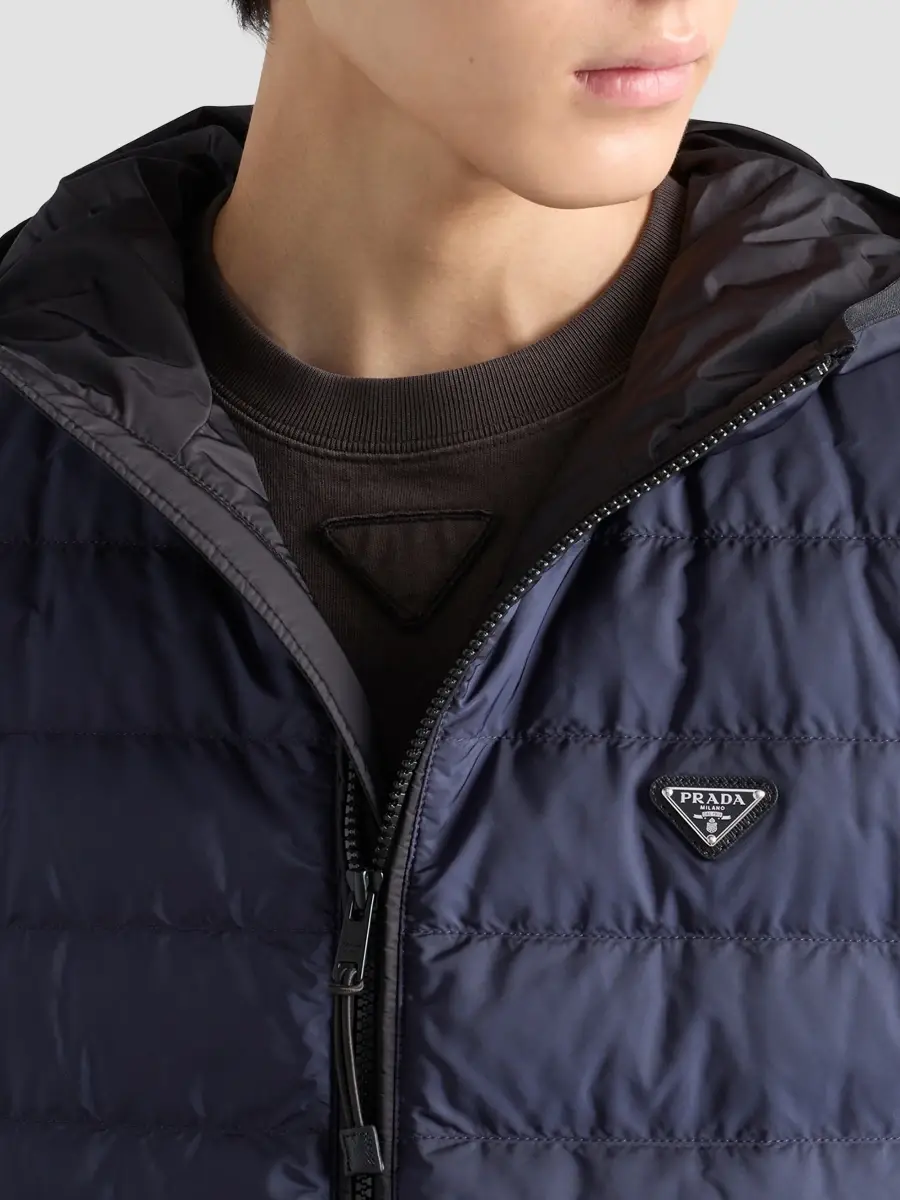 Prada Men's Re-Nylon Down Vest | Thumbnail 5 Prada Men's Re-Nylon Down Vest | Thumbnail 5