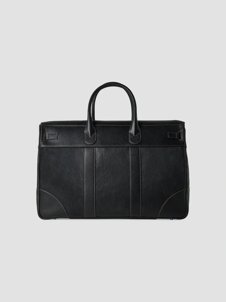 Brunello Cucinelli Men's Grained Calfskin Country Bag | Thumbnail 3 Brunello Cucinelli Men's Grained Calfskin Country Bag | Thumbnail 3