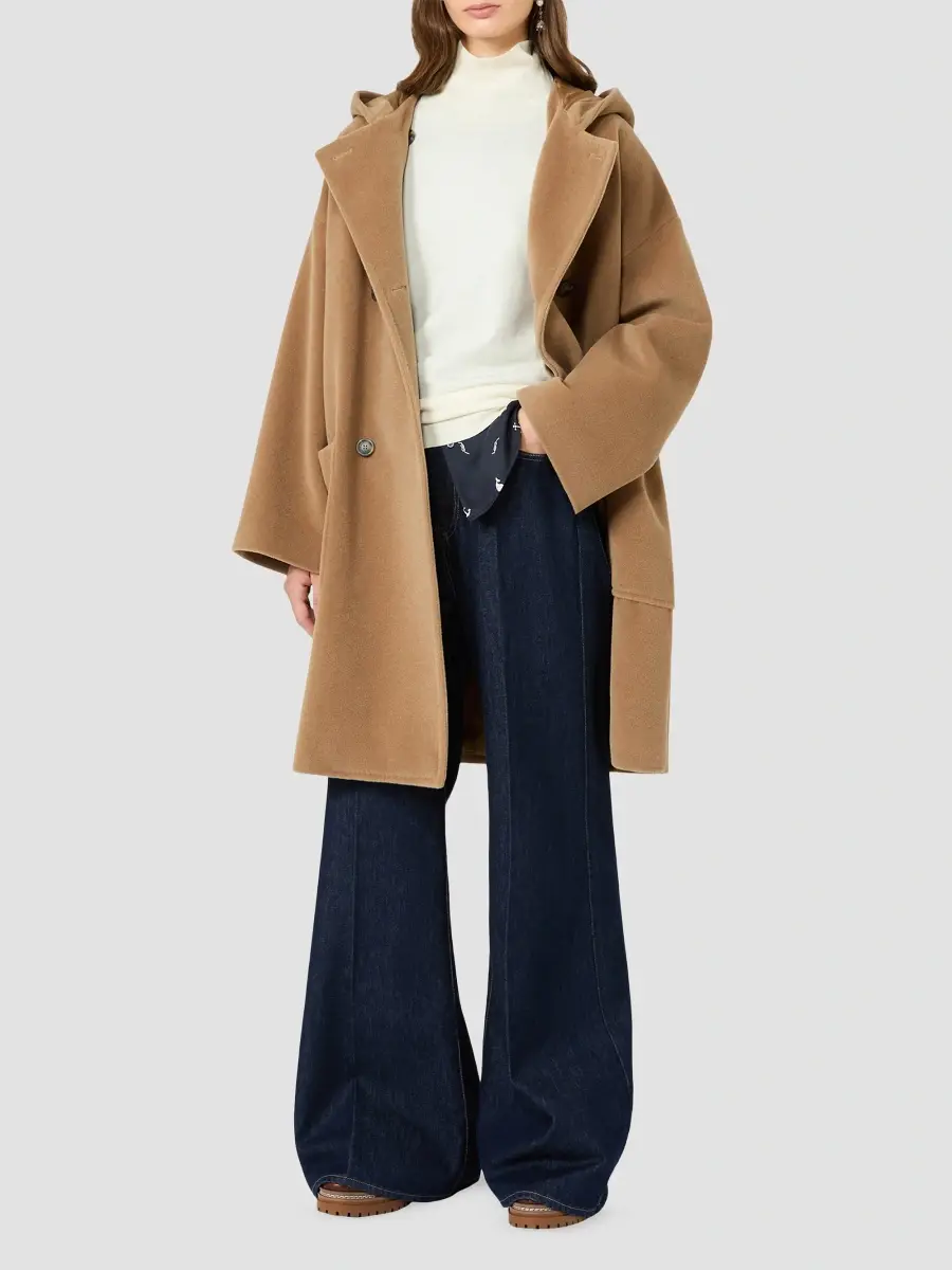 Weekend Max Mara Women's Wool and Alpaca Beaver Cloth Coat | Thumbnail 2 Weekend Max Mara Women's Wool and Alpaca Beaver Cloth Coat | Thumbnail 2