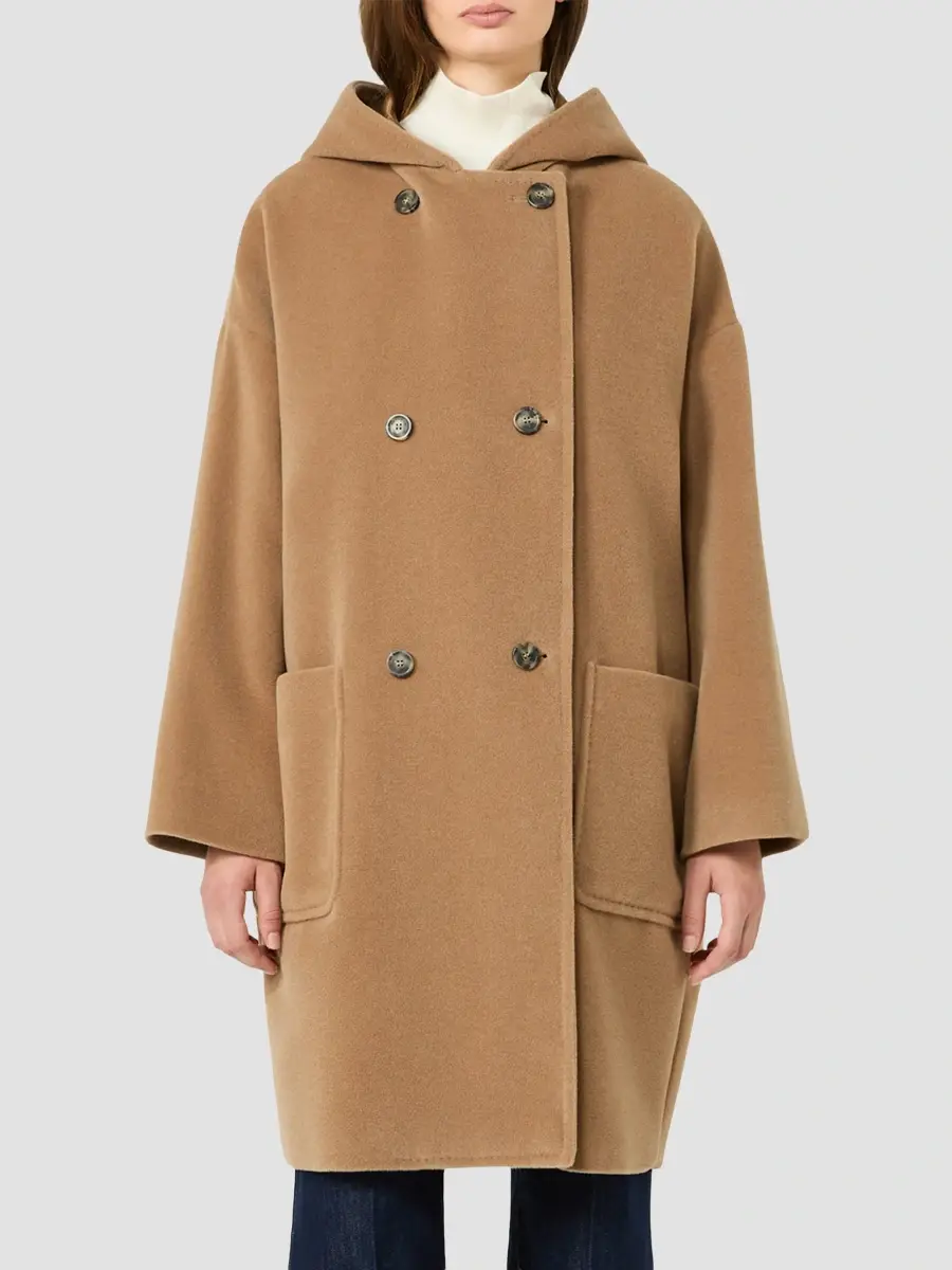 Weekend Max Mara Women's Wool and Alpaca Beaver Cloth Coat | Thumbnail 3 Weekend Max Mara Women's Wool and Alpaca Beaver Cloth Coat | Thumbnail 3