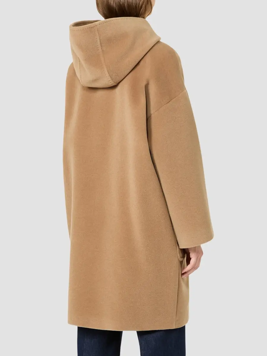 Weekend Max Mara Women's Wool and Alpaca Beaver Cloth Coat | Thumbnail 4 Weekend Max Mara Women's Wool and Alpaca Beaver Cloth Coat | Thumbnail 4
