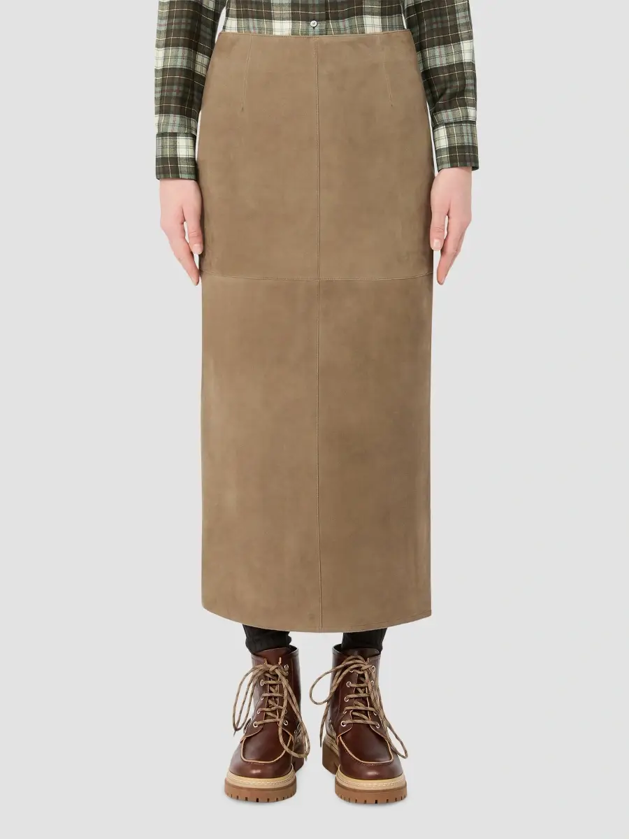 Weekend Max Mara Women's Suede Skirt | Thumbnail 3 Weekend Max Mara Women's Suede Skirt | Thumbnail 3