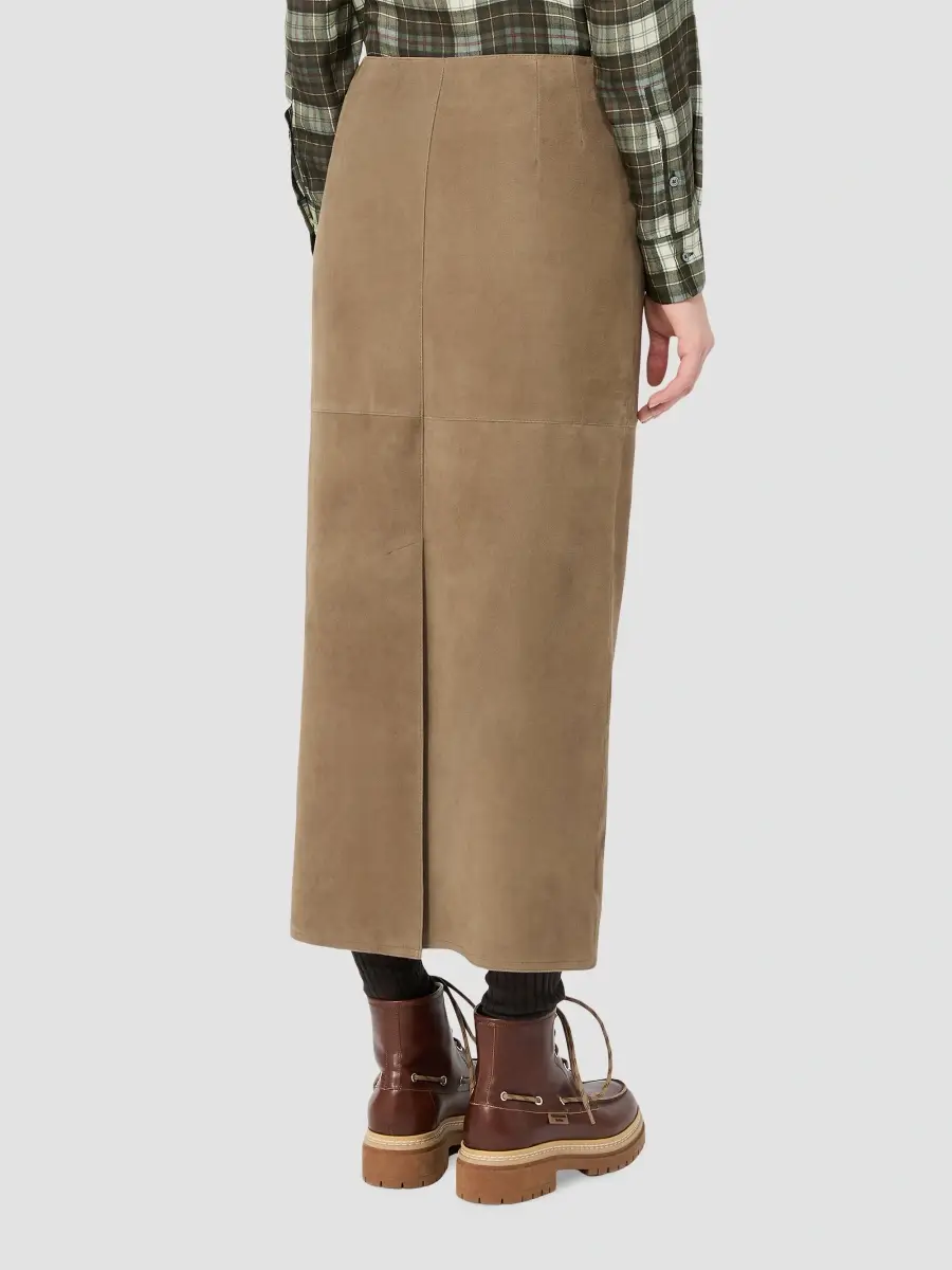 Weekend Max Mara Women's Suede Skirt | Thumbnail 4 Weekend Max Mara Women's Suede Skirt | Thumbnail 4
